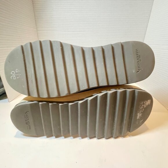 Koolaburra By UGG Womens Gray Faux Fur-Lined Suede Winter Boots with Side Zipper - Picture 6 of 15